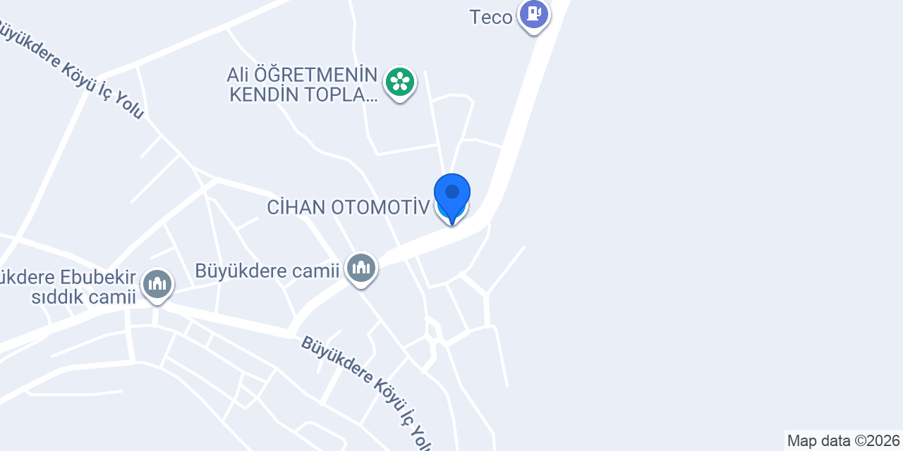 CİHAN OTOMOTİV konumu