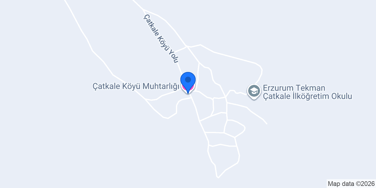 Çatkale Köyü Muhtarlığı konumu