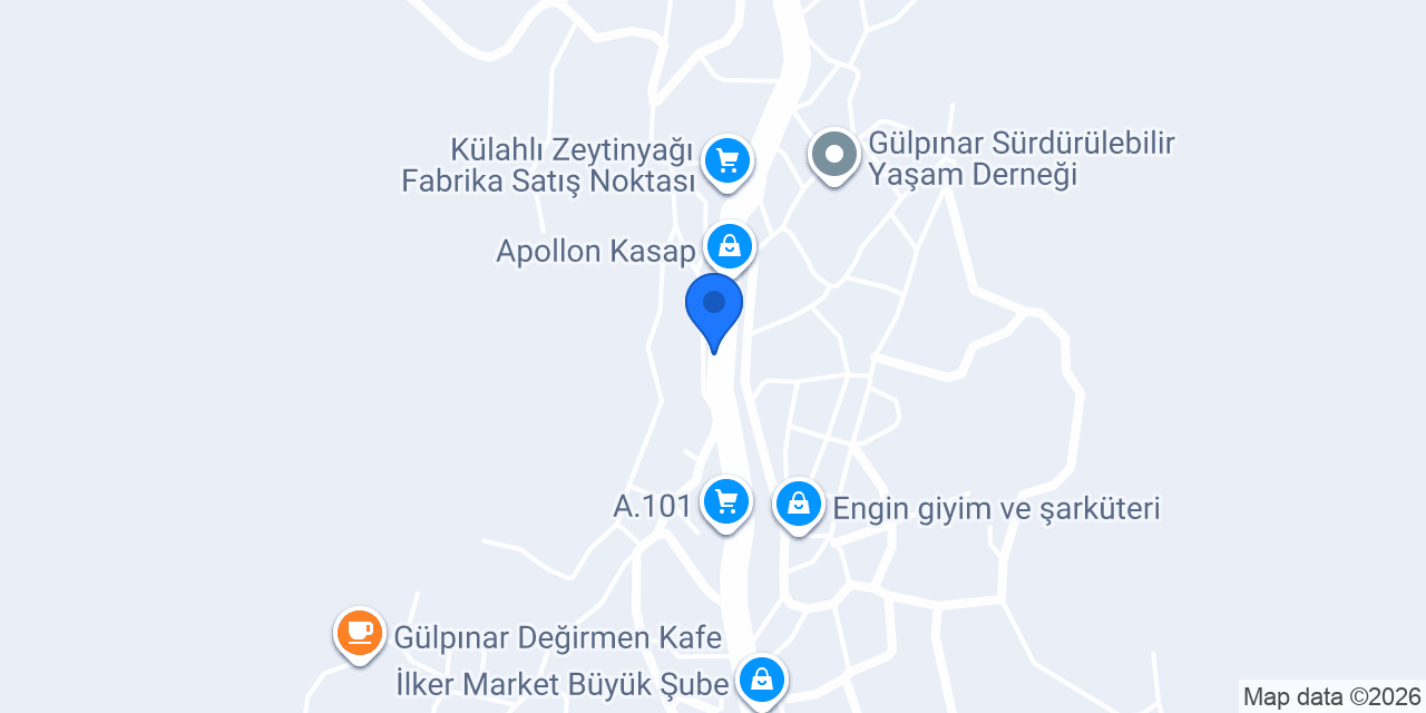 Gülpınar Ayvacık - Ezine Seyehat konumu