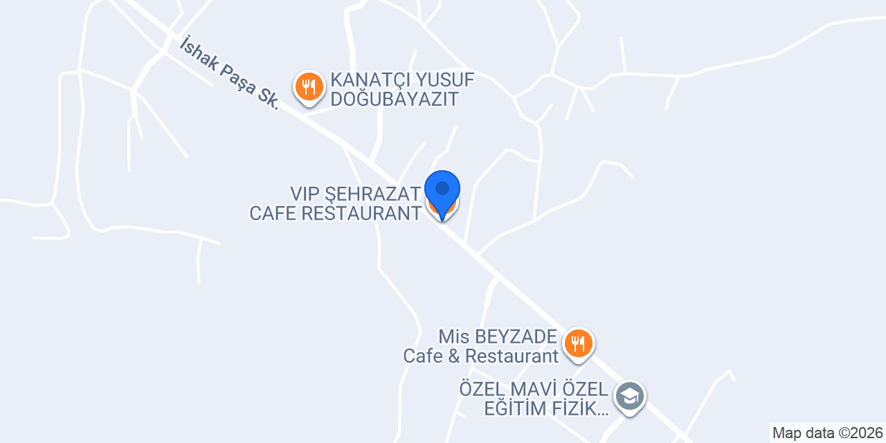 VIP ŞEHRAZAT CAFE RESTAURANT konumu