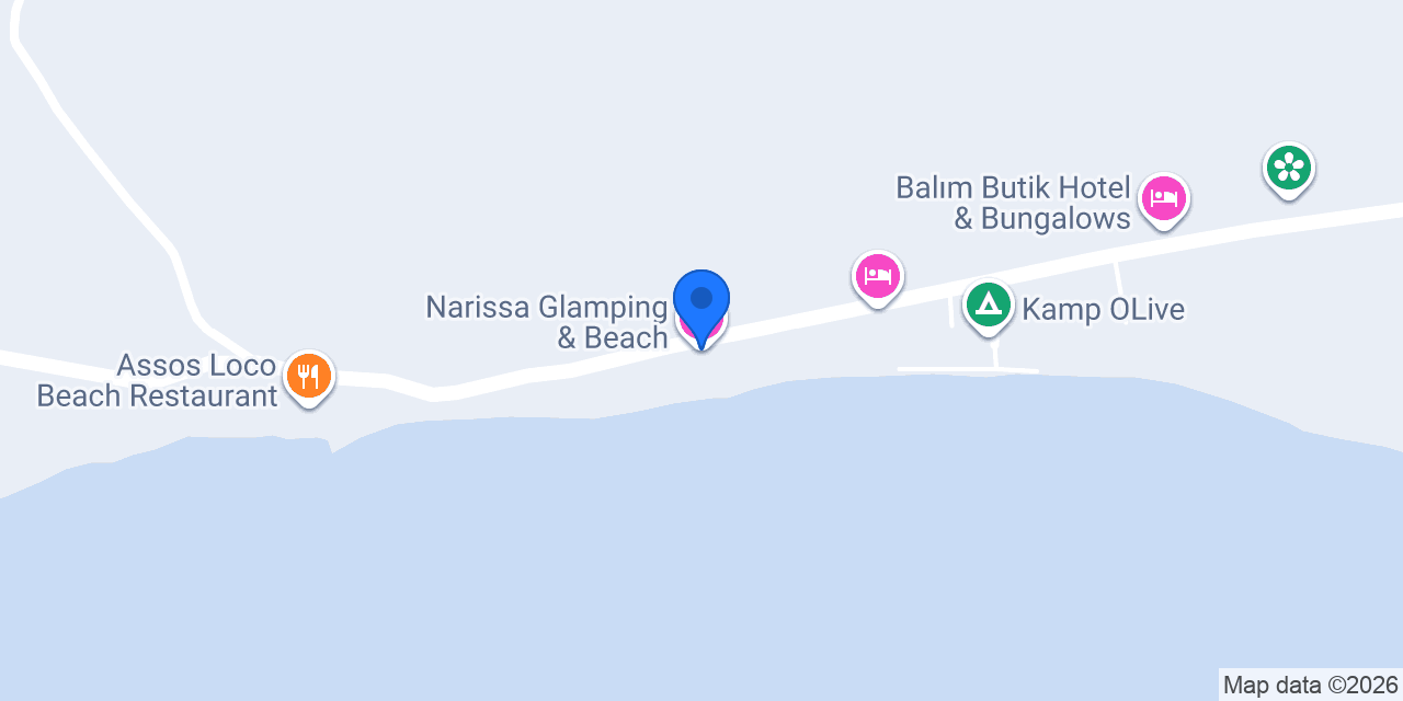 Narissa Glamping & Beach konumu