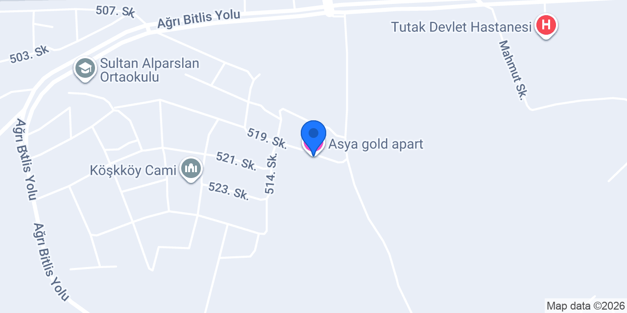 Asya gold apart konumu