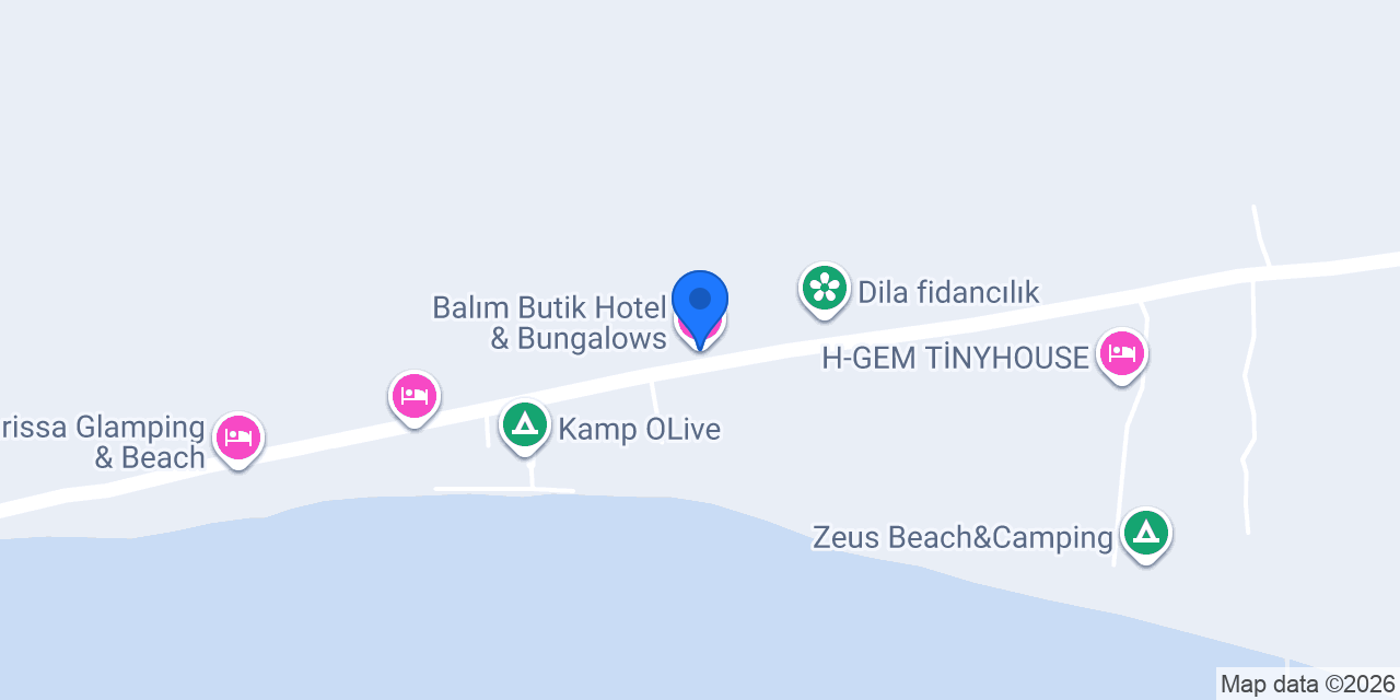 Balım Butik Hotel & Bungalows konumu