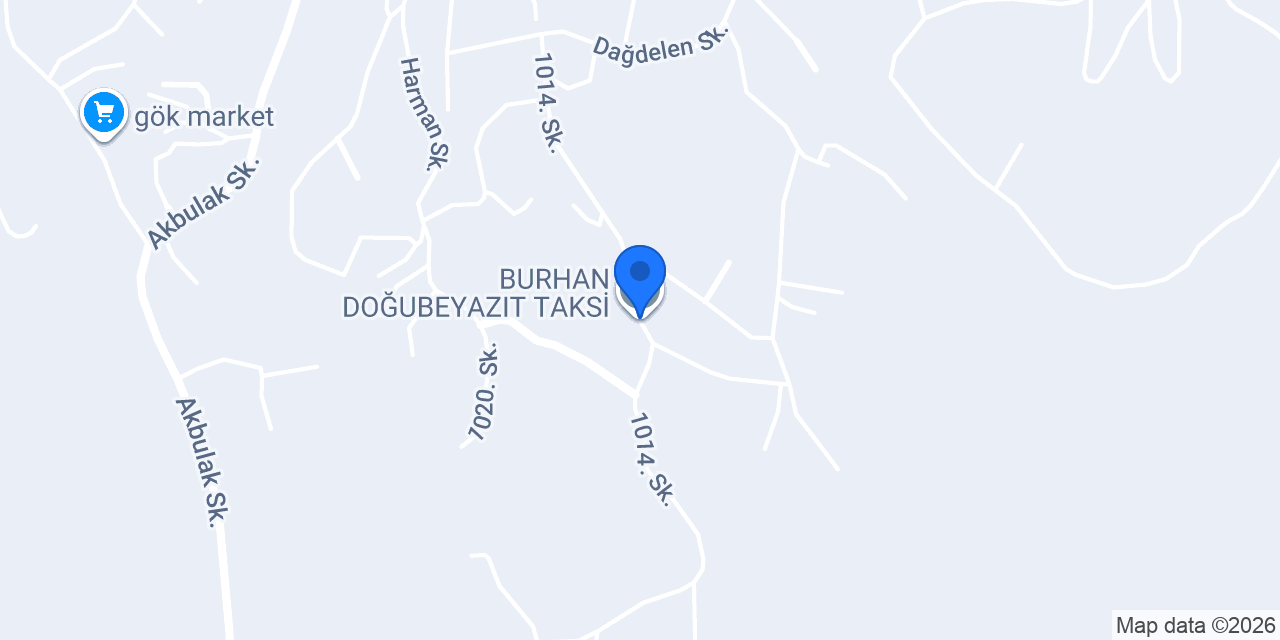 BURHAN DOĞUBEYAZIT TAKSİ konumu