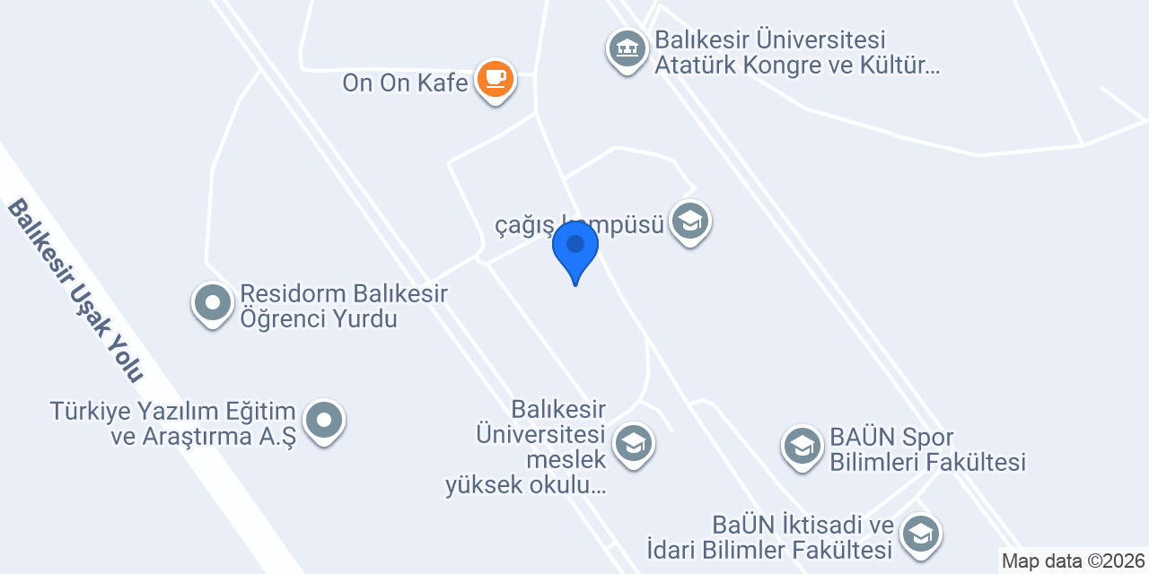 BAUN Akıllı Kart Merkezi konumu