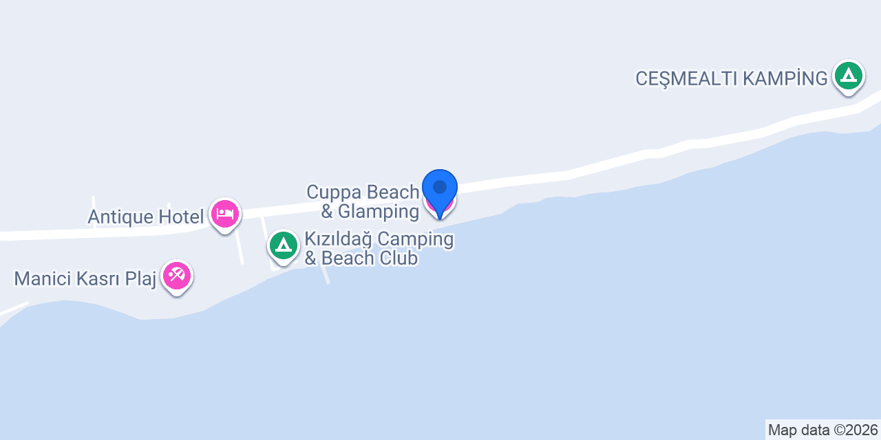 Cuppa Beach & Glamping konumu