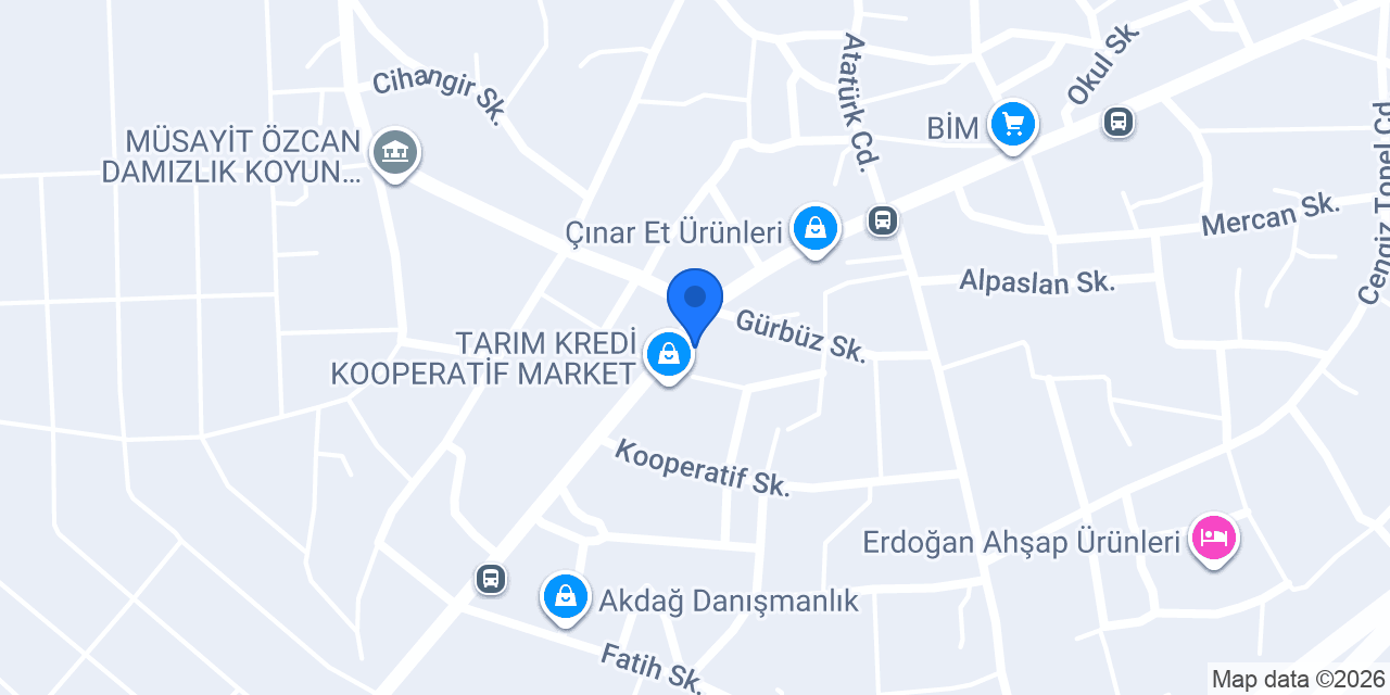 Akdağ Moda Çeyiz Terzi konumu