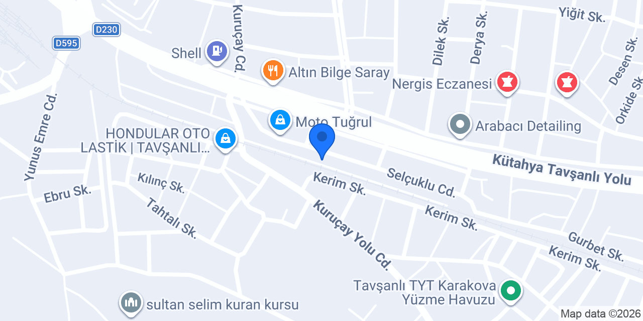 Aslan Mobilya Tasarım konumu