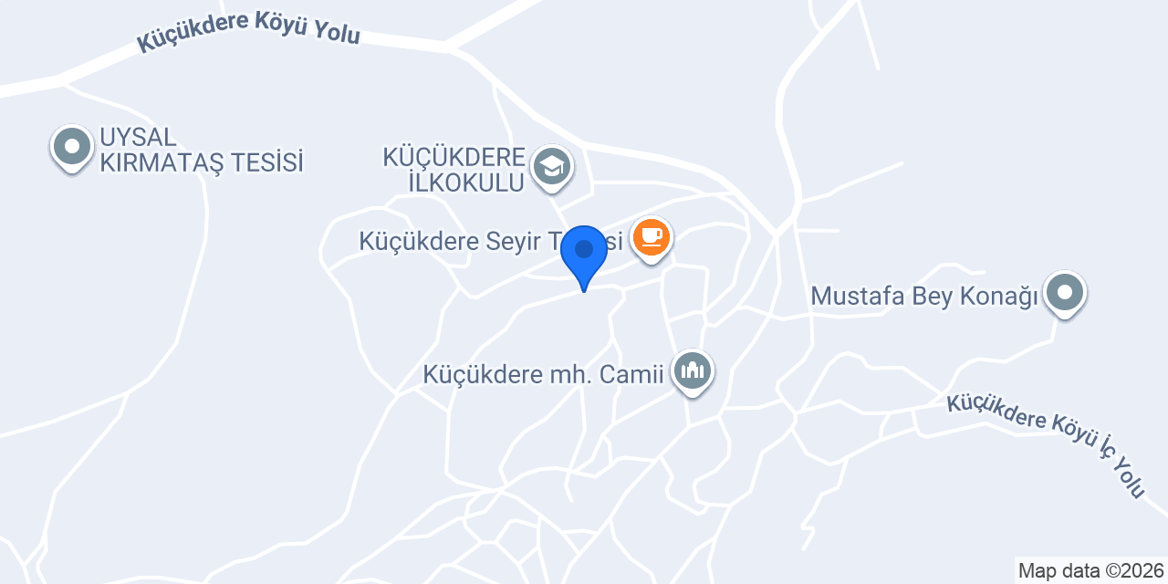 Manzara Cafe Küçükdere konumu