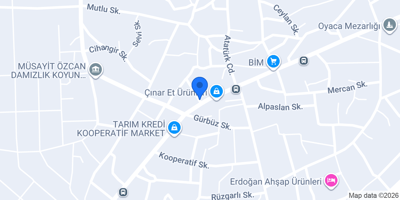 OYACA MERMER EMLAK konumu