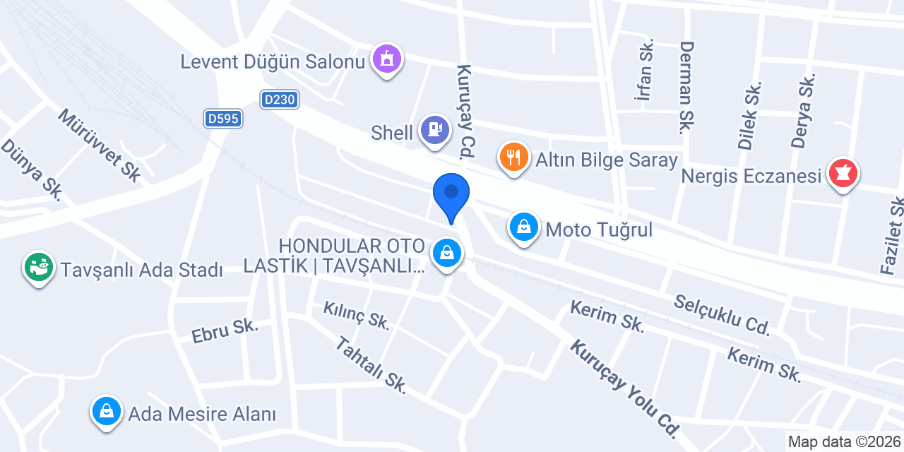 Tavşanlı Sondaj konumu