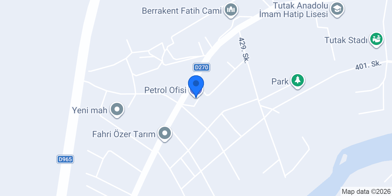 Petrol Ofisi konumu
