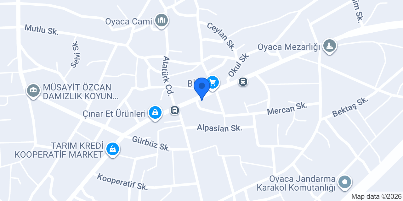 Bereket Veteriner Kliniği konumu