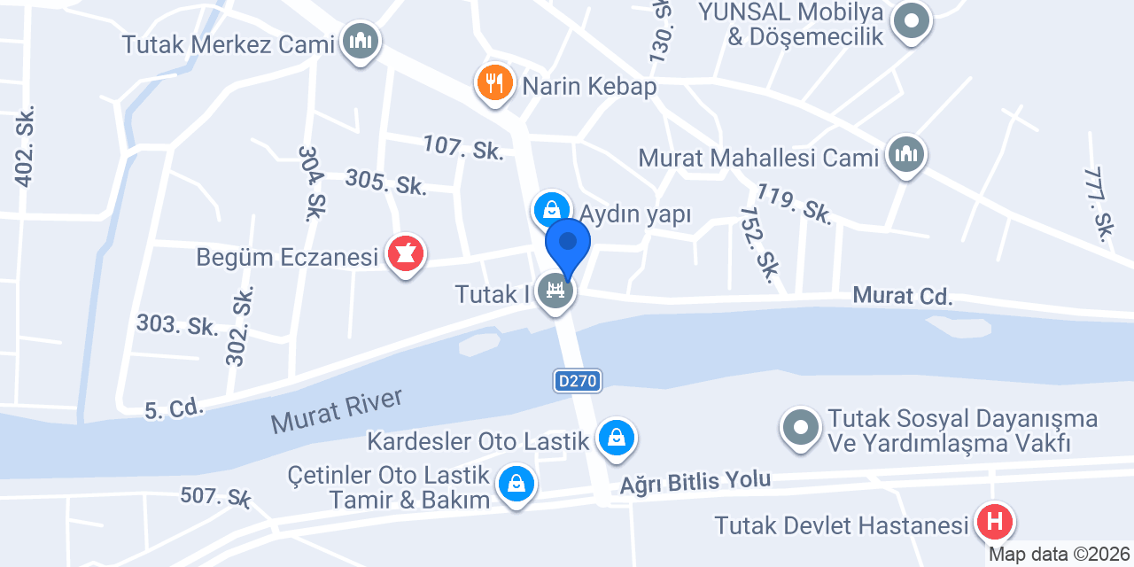 Çetin Ticaret konumu