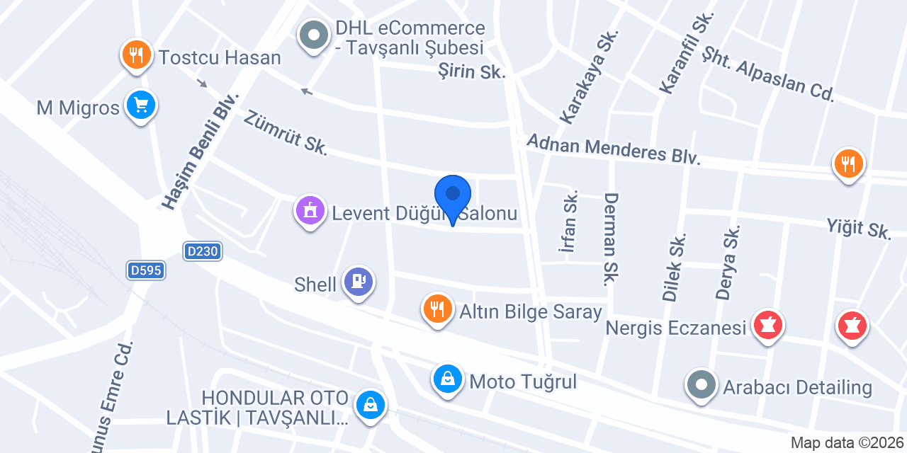Gezi Vadisi konumu