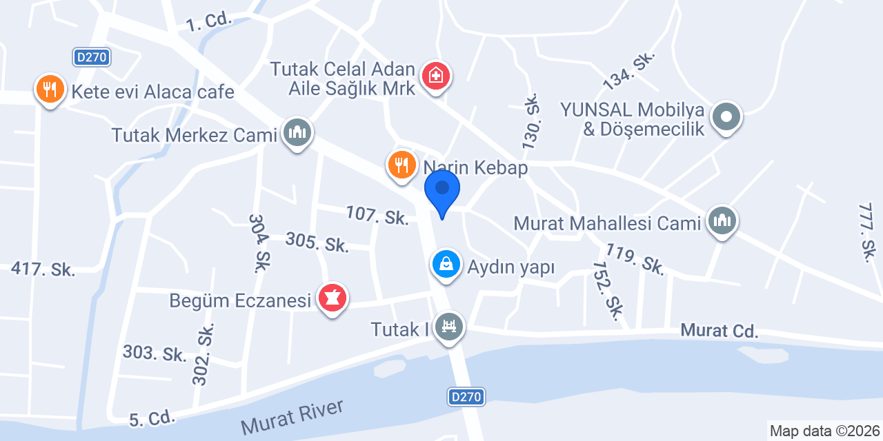 Gazi İlkokulu konumu