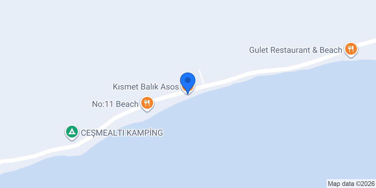 Kısmet Balık Asos konumu