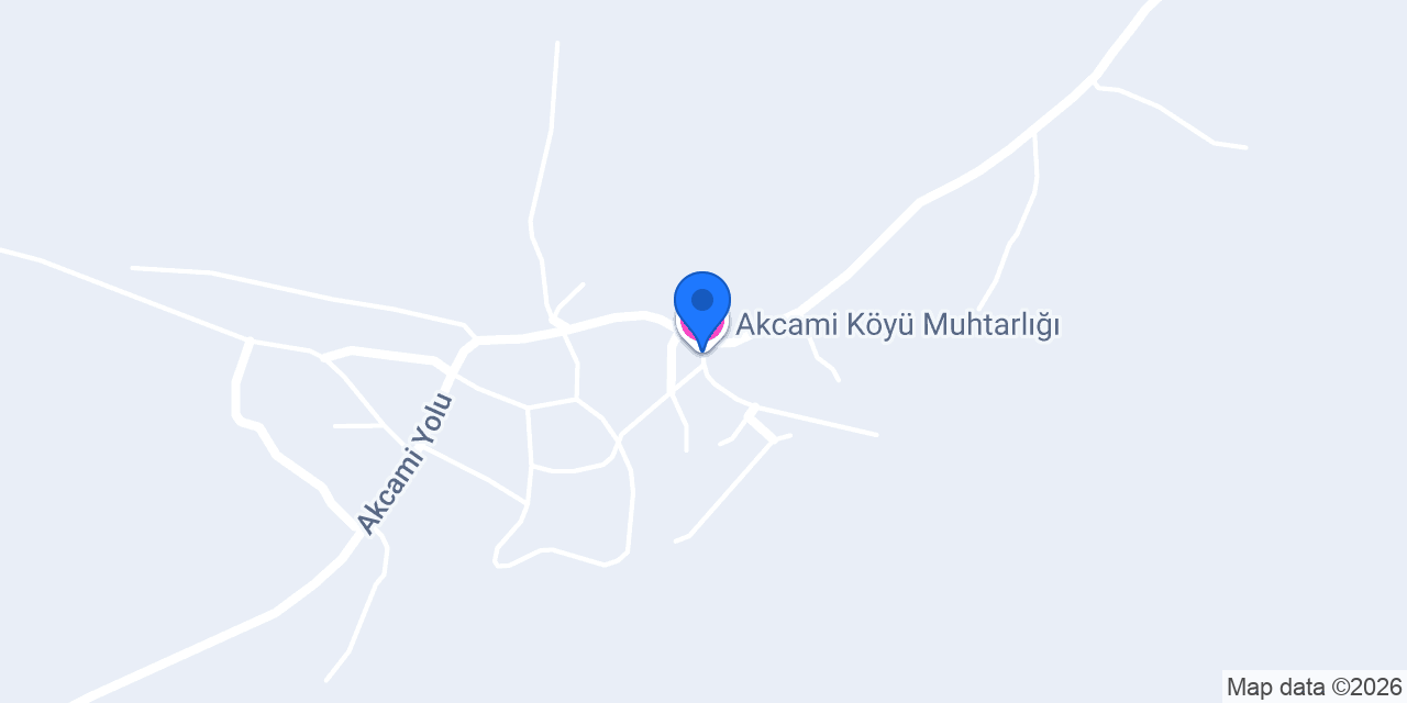 Akcami Köyü Muhtarlığı konumu