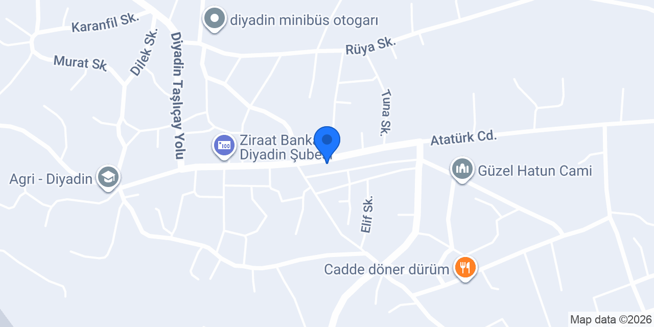 Diyadin Eczanesi konumu