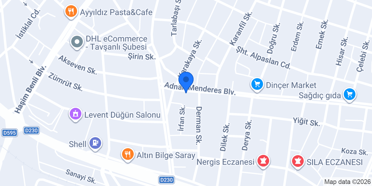 Bulvar Cafe konumu