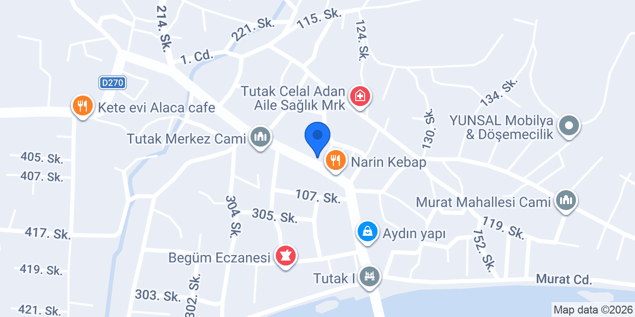 Doğu Yapı Tutak konumu