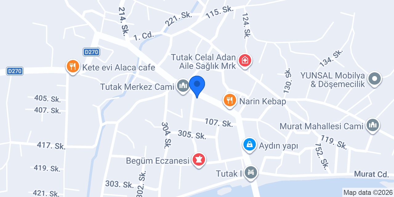 Tutak Taksi Celil konumu