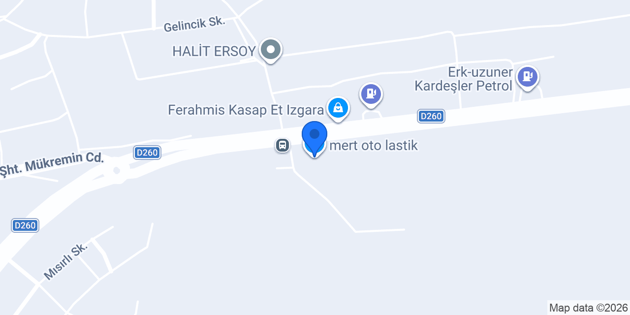 mert oto lastik konumu