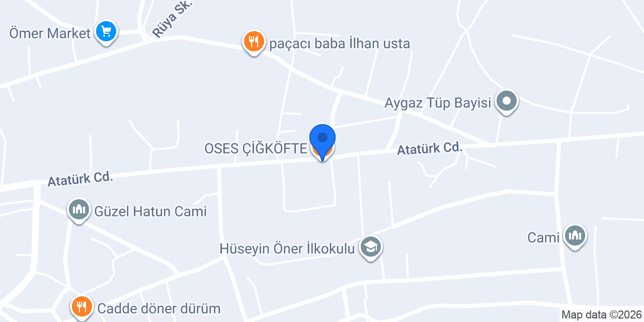 OSES ÇİĞKÖFTE konumu