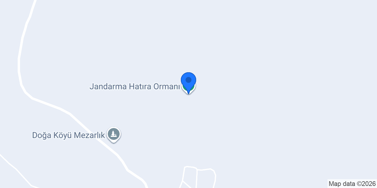 Jandarma Hatıra Ormanı konumu