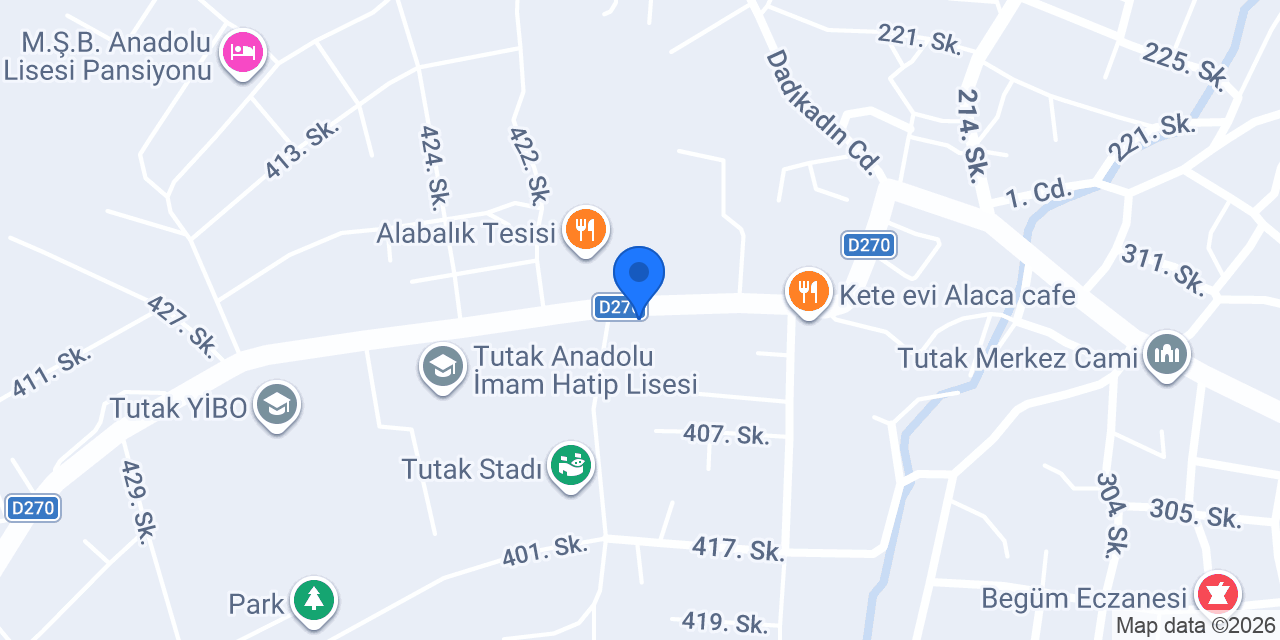 YARDIMCI APART EŞYALI DAİRELER konumu