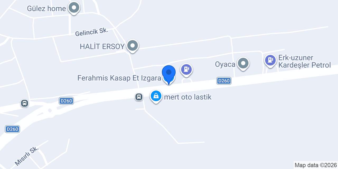 Ferahmis Kasap Et Izgara konumu