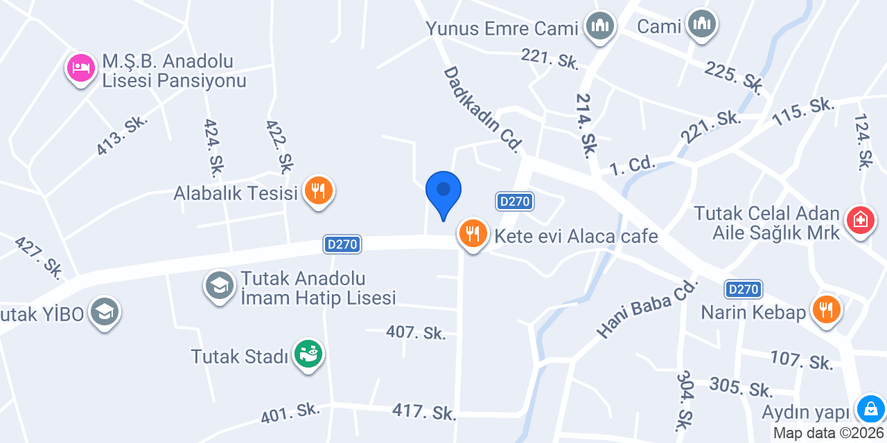Adalet İlkokulu konumu