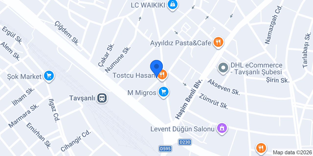 Eylül Cafe konumu