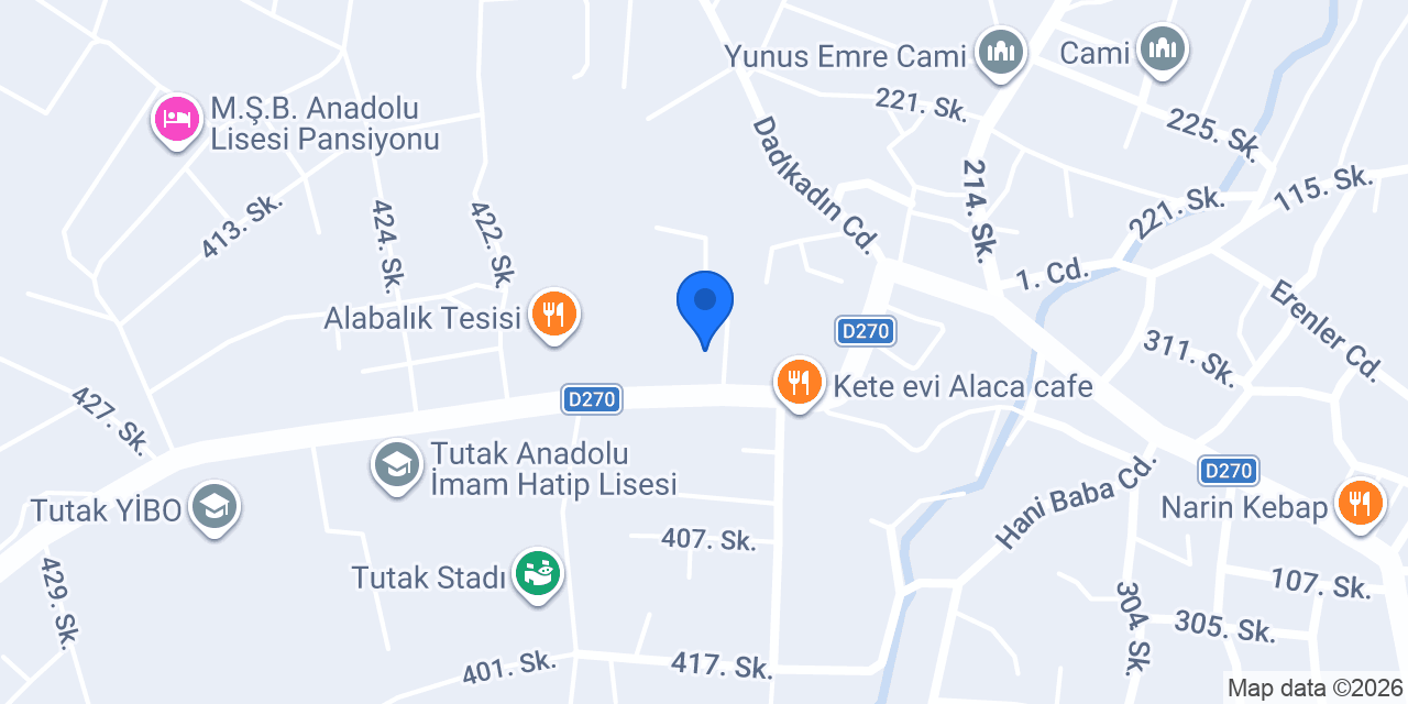 Tutak Kıvılcım Apart & Otel konumu