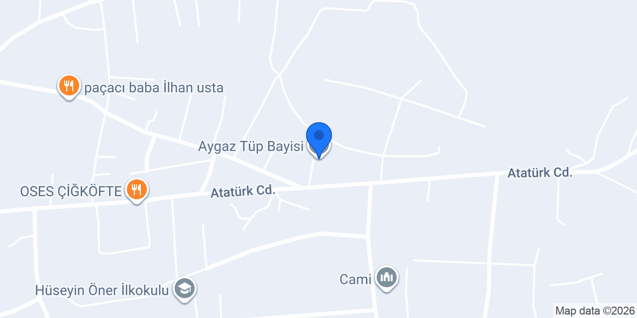 Aygaz Tüp Bayisi konumu