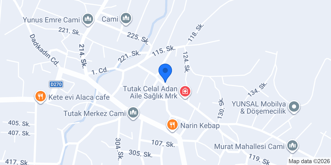 MURAT APART & OTEL konumu