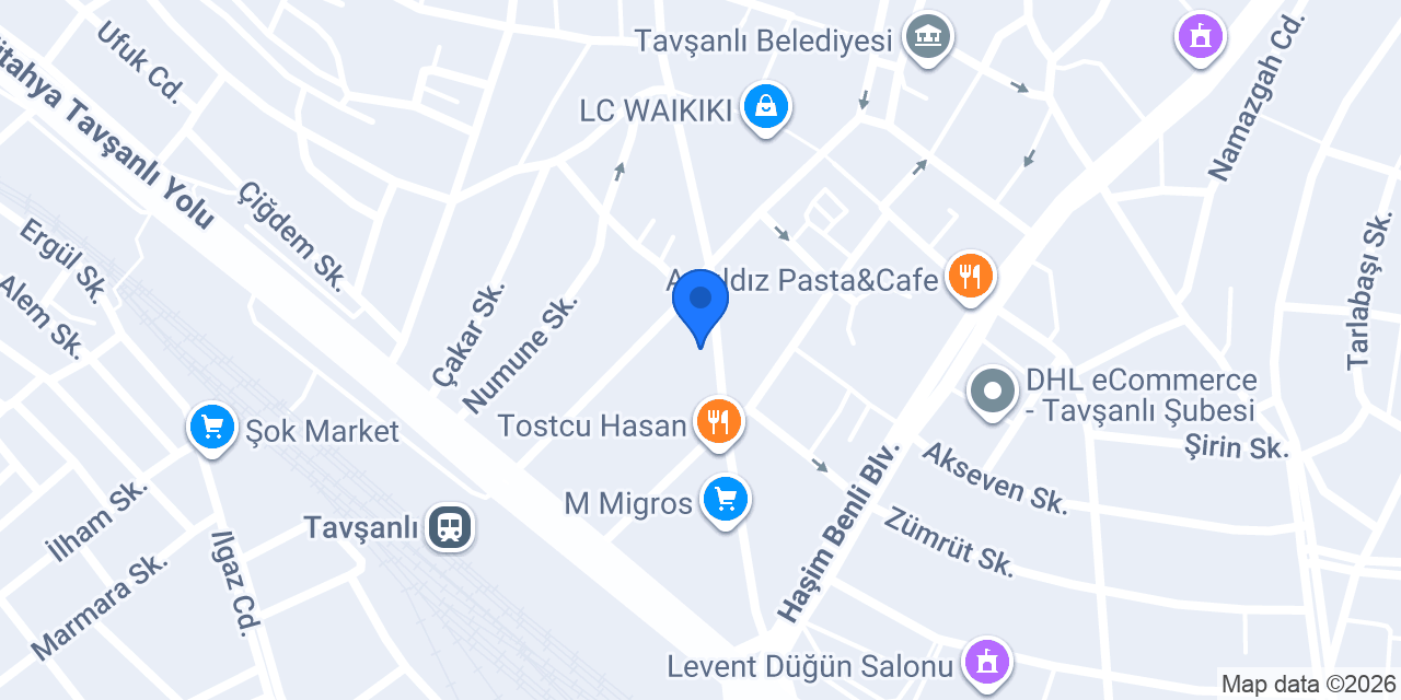 Dinç Beton konumu