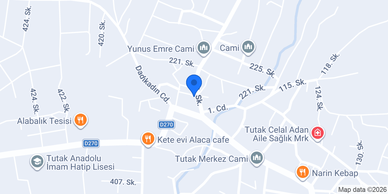 Avrupa Yakası Pansiyon konumu