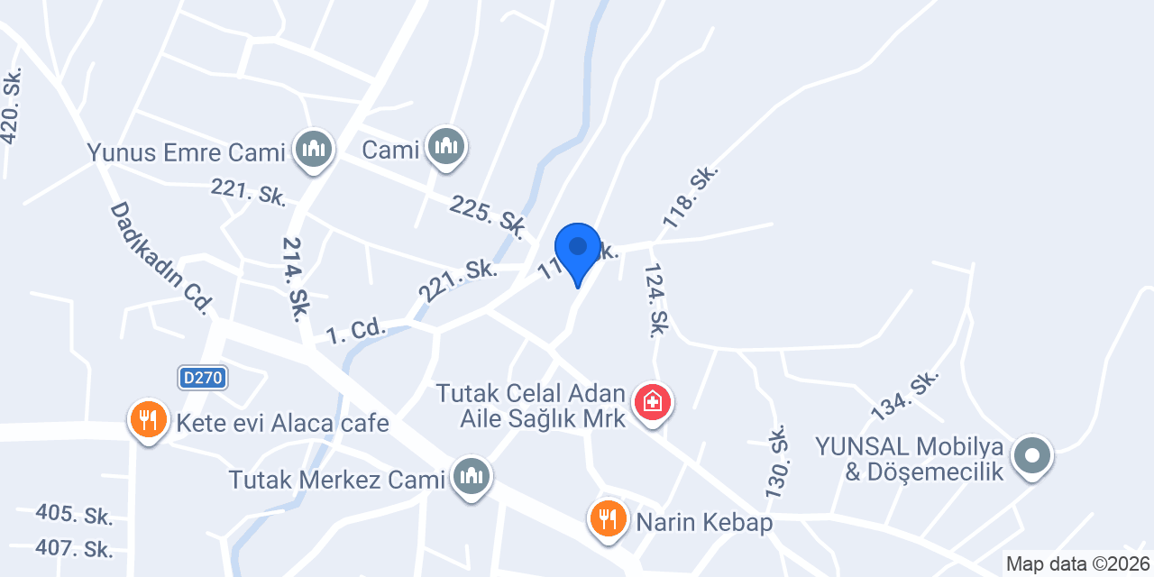 Tutak İlçe Emniyet Amirliği konumu