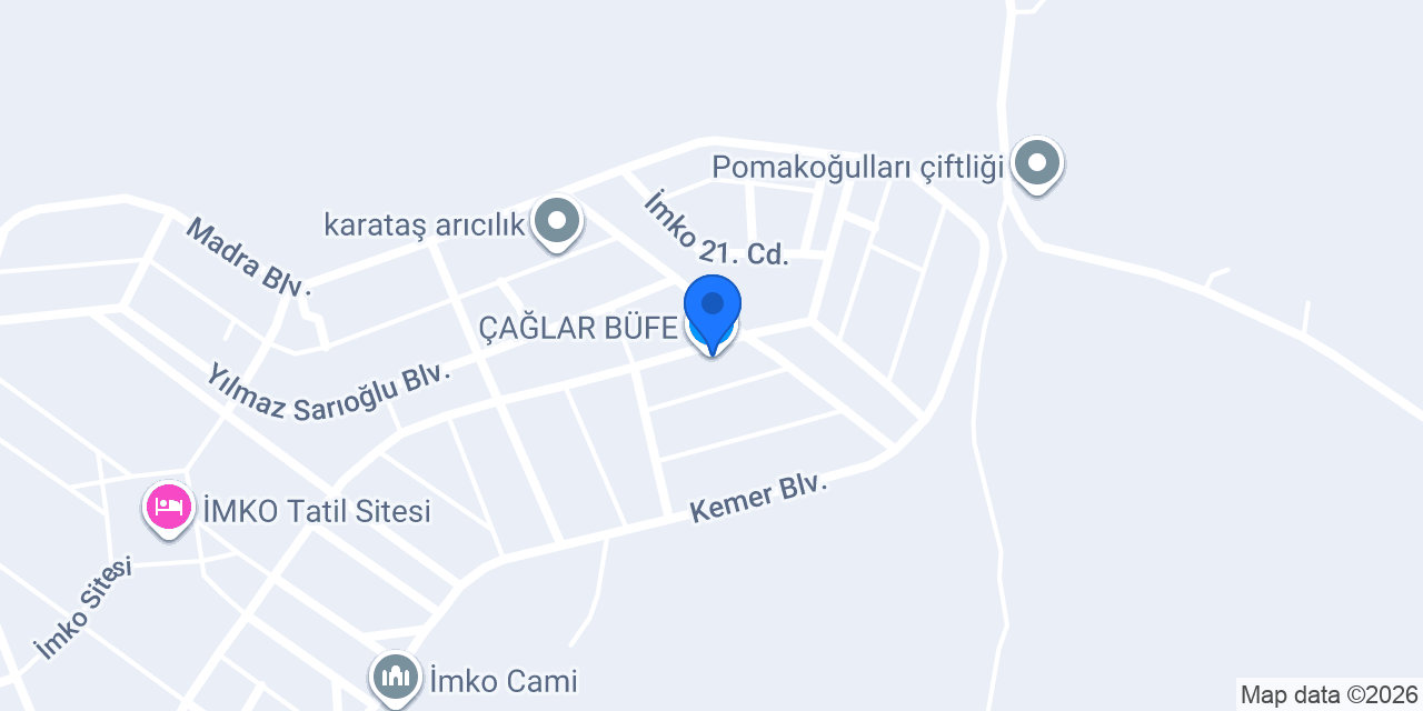 ÇAĞLAR BÜFE konumu