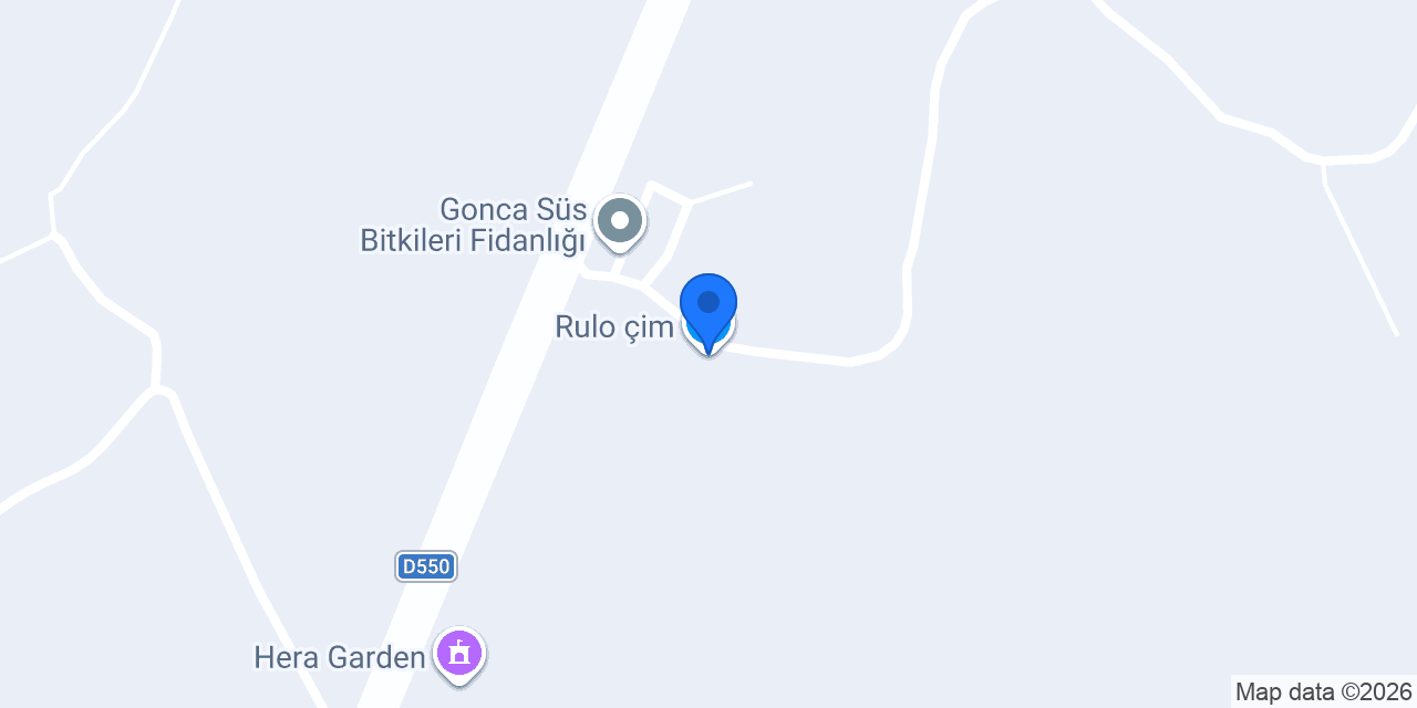 Rulo çim konumu