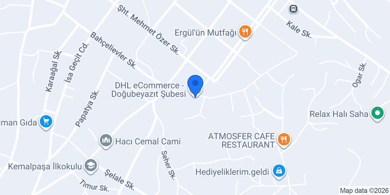 DHL eCommerce - Doğubeyazıt Şubesi konumu
