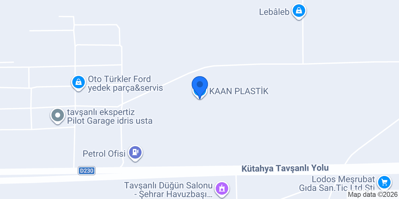 KAAN PLASTİK konumu
