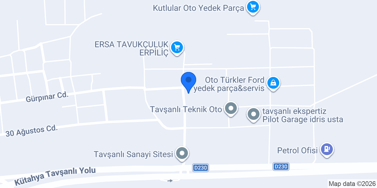 UĞUR Pompa konumu
