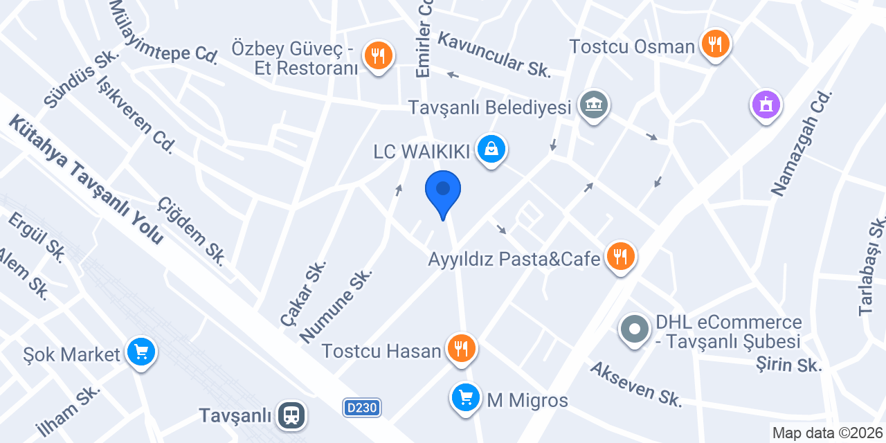 ASLAN HUKUK BÜROSU konumu