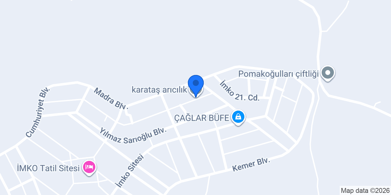 karataş arıcılık konumu