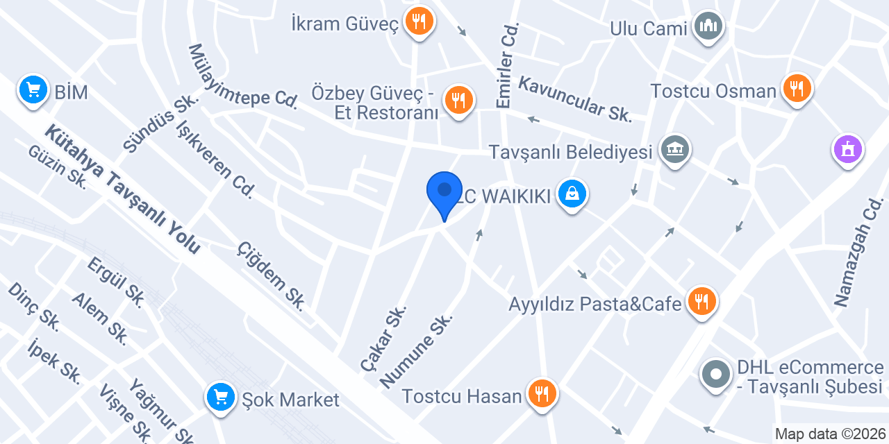 Diş Hekimi Evrim Polat konumu