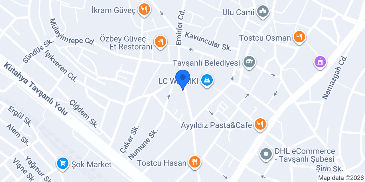 Tavşanlı Eczanesi konumu