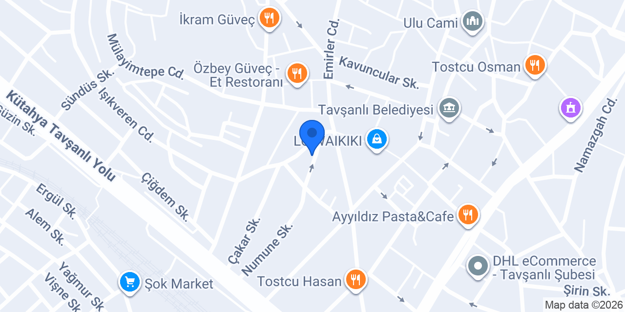 Adar Hukuk Bürosu konumu