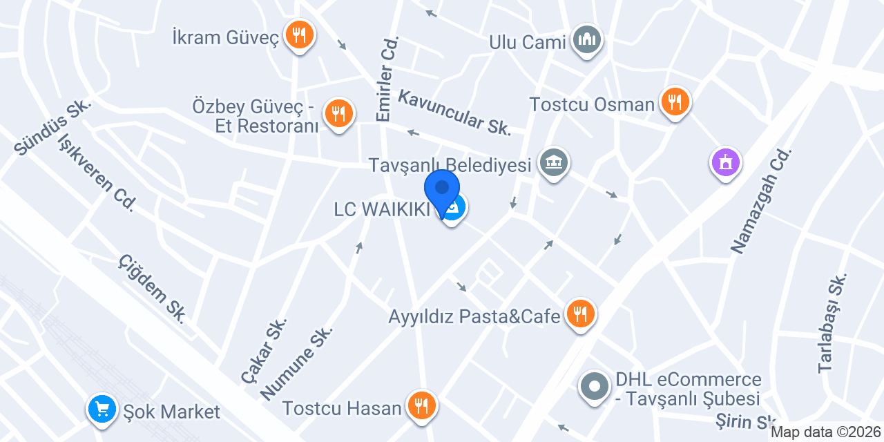 susam sokagi unlu mamuller konumu